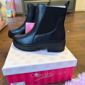 Cupcake Couture Black Kids Boots